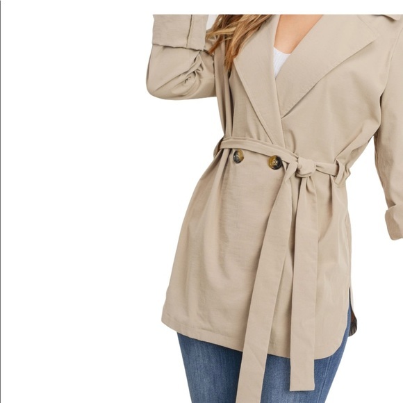 BELTED SHIRT JACKET - Picture 5 of 8